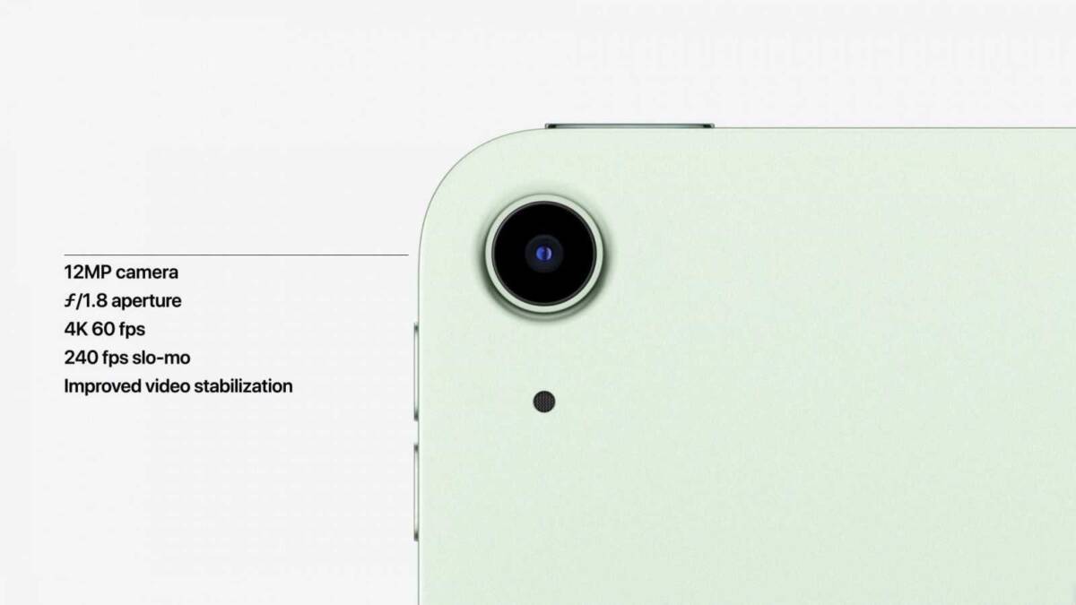 Камера нового iPad Air 2020 с отличным объективом