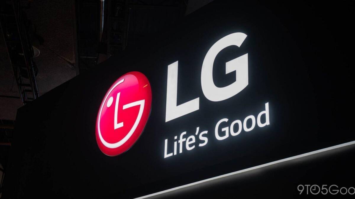 Оснащение светящимся логотипом LG и слоганом