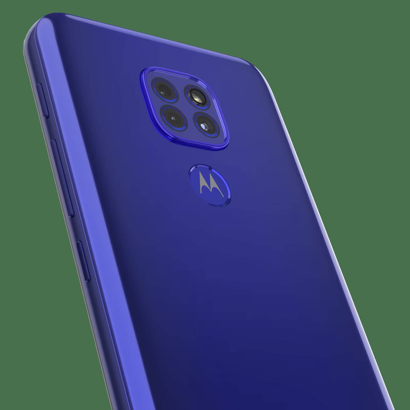 Задняя часть смартфона Motorola moto g9 play с четырьмя камерами