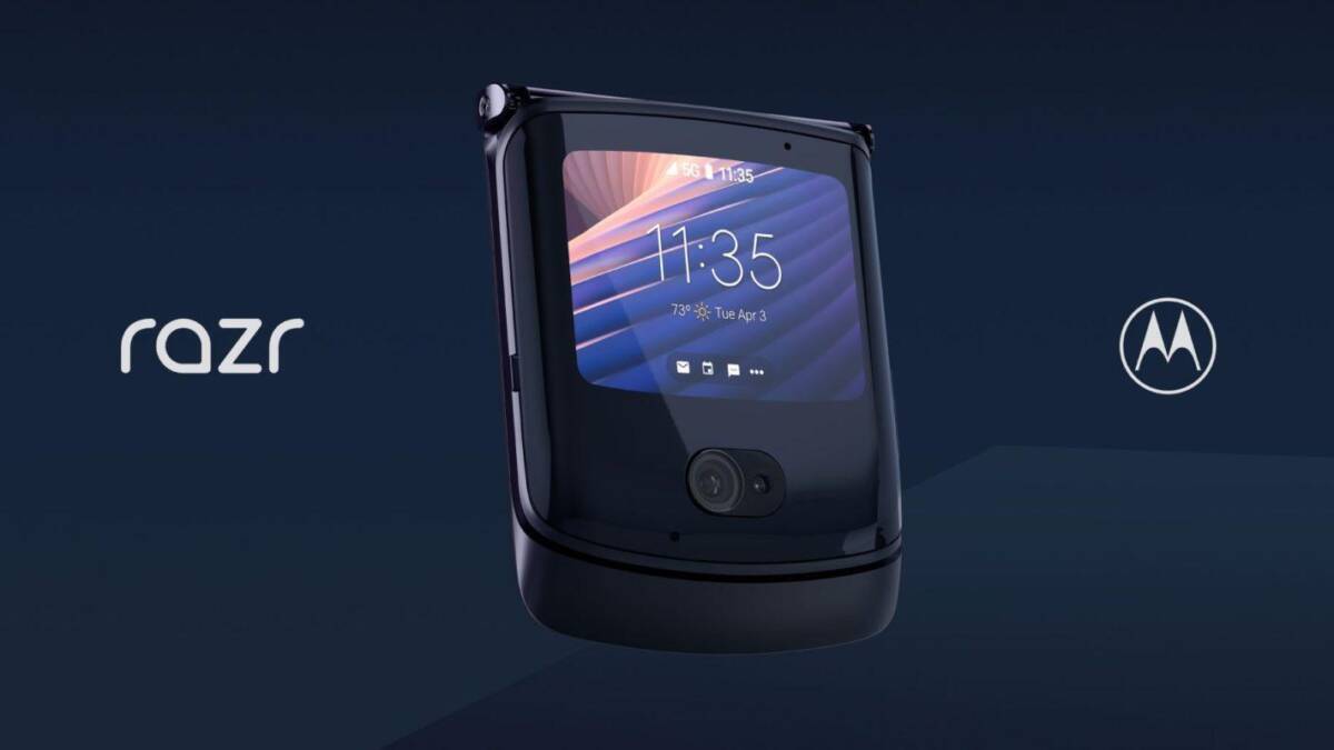 Складной смартфон Motorola Razr 5G с внешним дисплеем и камерой