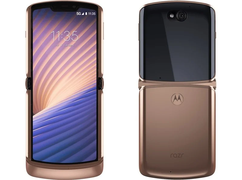 motorola razr blush gold leaked render