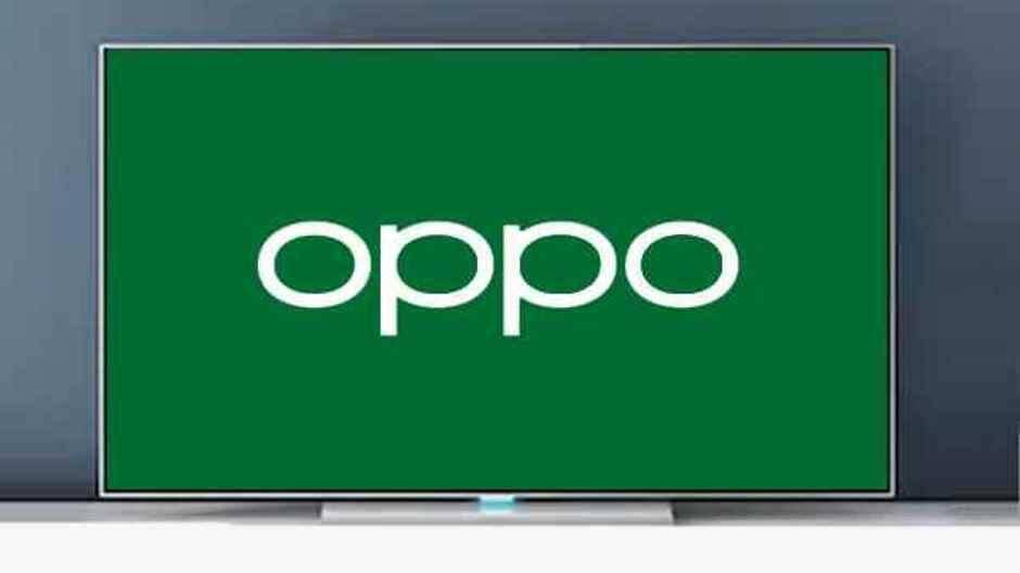 Oppo представит свой первый 65-дюймовый Smart TV в октябре 5 Телевизор OPPO с зеленым экраном и логотипом