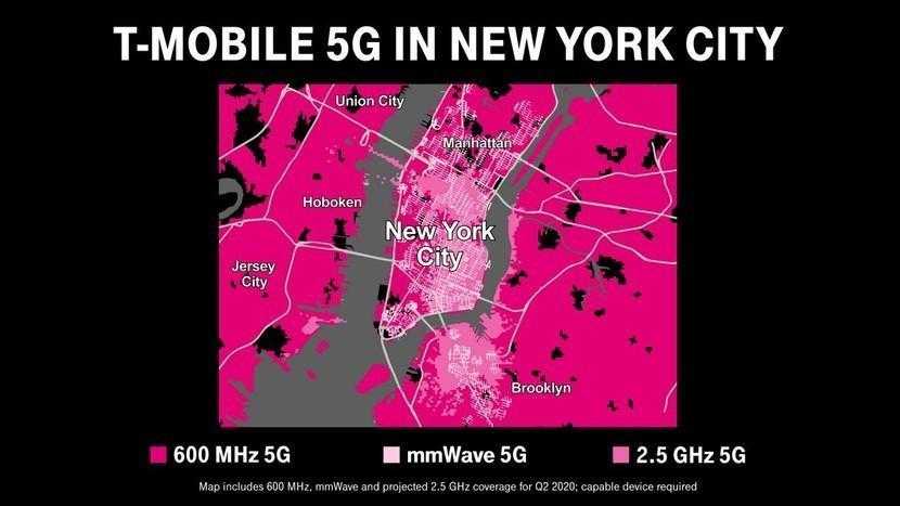 t mobile new york 5g map