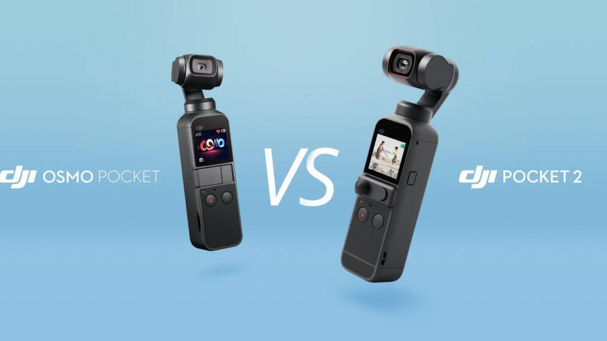 Сравнение камер DJI Osmo Pocket и Osmo Pocket 2виды экрана управление