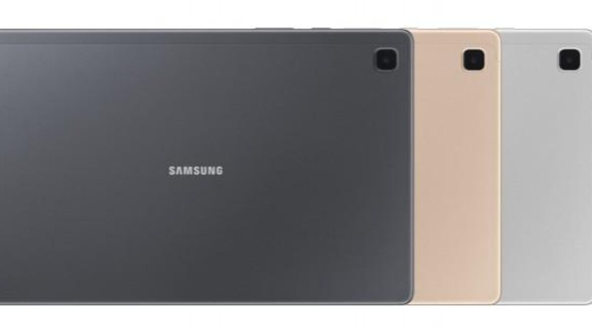 Задняя панель Samsung Galaxy Tab A7 трех цветов камера