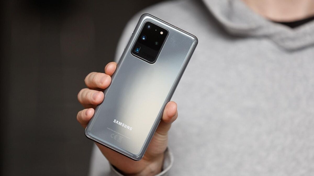 Задняя панель Samsung Galaxy S21 Ultra с камерой