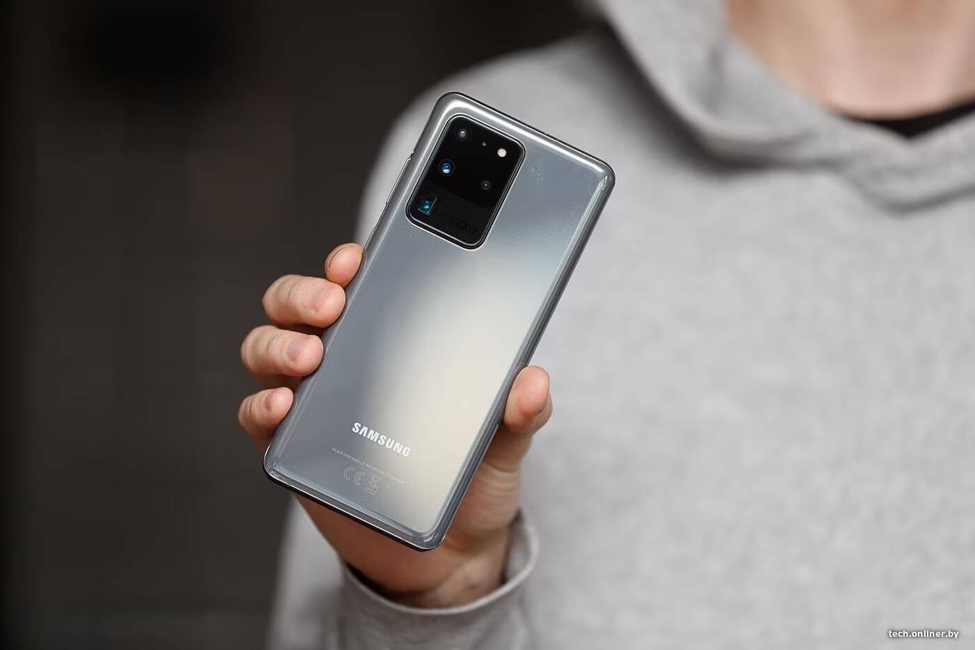Задняя панель Samsung Galaxy S21 Ultra с камерой