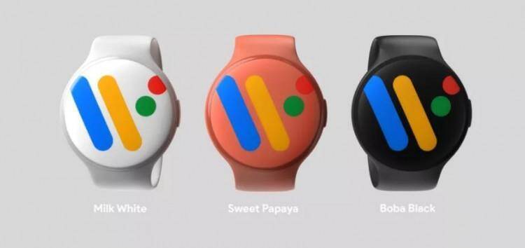 Google до сих пор не может купить Fitbit 5 Умные часы Google Fitbit в трех цветах Milk White Sweet Papaya Boba Black показывают дисплей и корпус