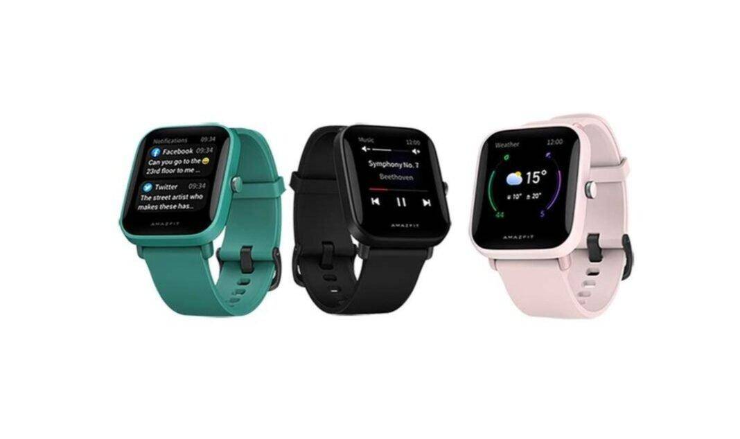 Часы Amazfit Bip U полностью рассекречены перед запуском 5 Три смарт-часы Amazfit Bip U с разными цифербратами