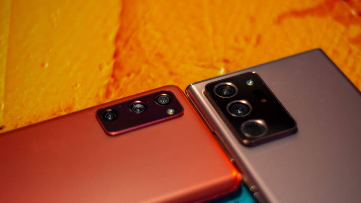 Камера Samsung Galaxy Note20 Ultra в сравнении с Samsung Galaxy S20 FE