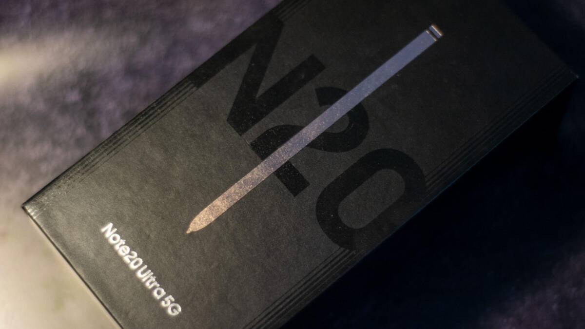 Коробка Samsung Galaxy Note20 Ultra