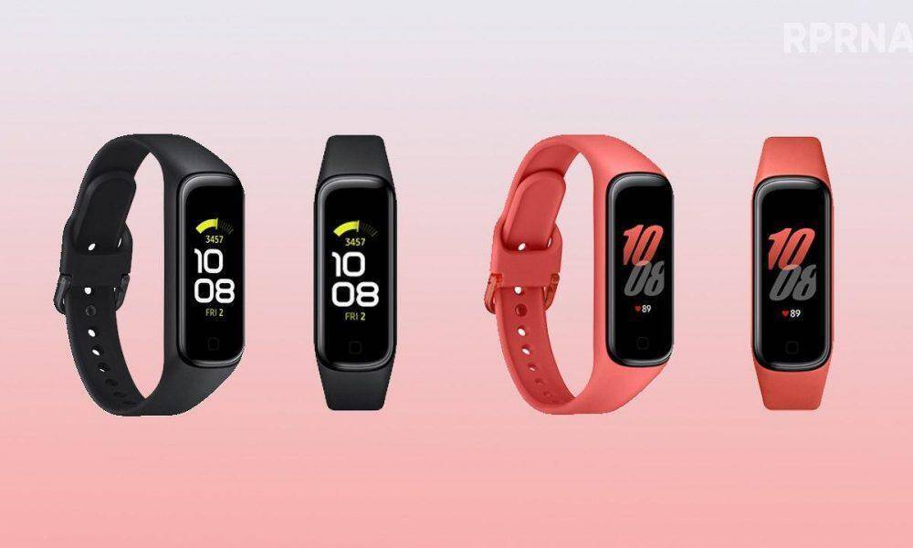 Фитнес-браслеты Samsung Galaxy Fit2 в разных цветах и режимах отображения