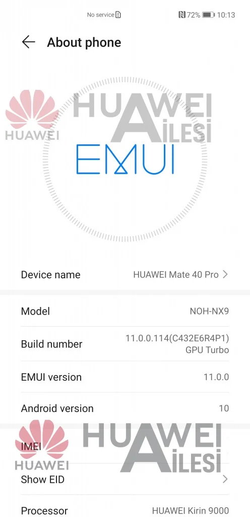 Huawei Mate40 Pro UI Leak 2