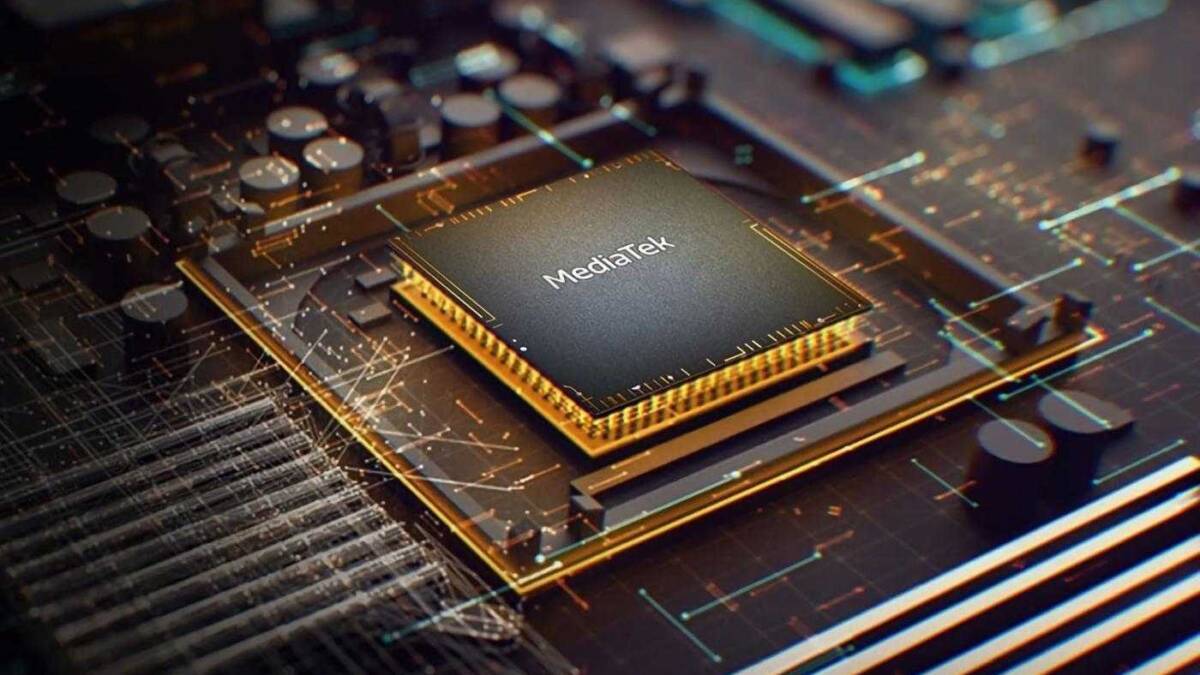 Медиатек MT9602 чип на плате с компонентами
