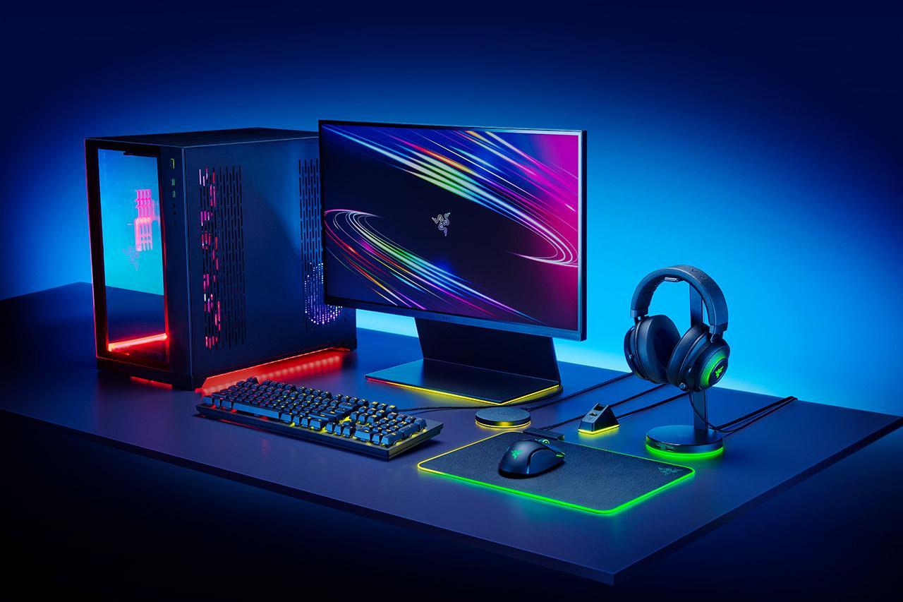 Razer добавляет Chroma RGB на ПК с новыми аксессуарами 5 Mouse Dock Chroma 2020 R Side Setup Shot