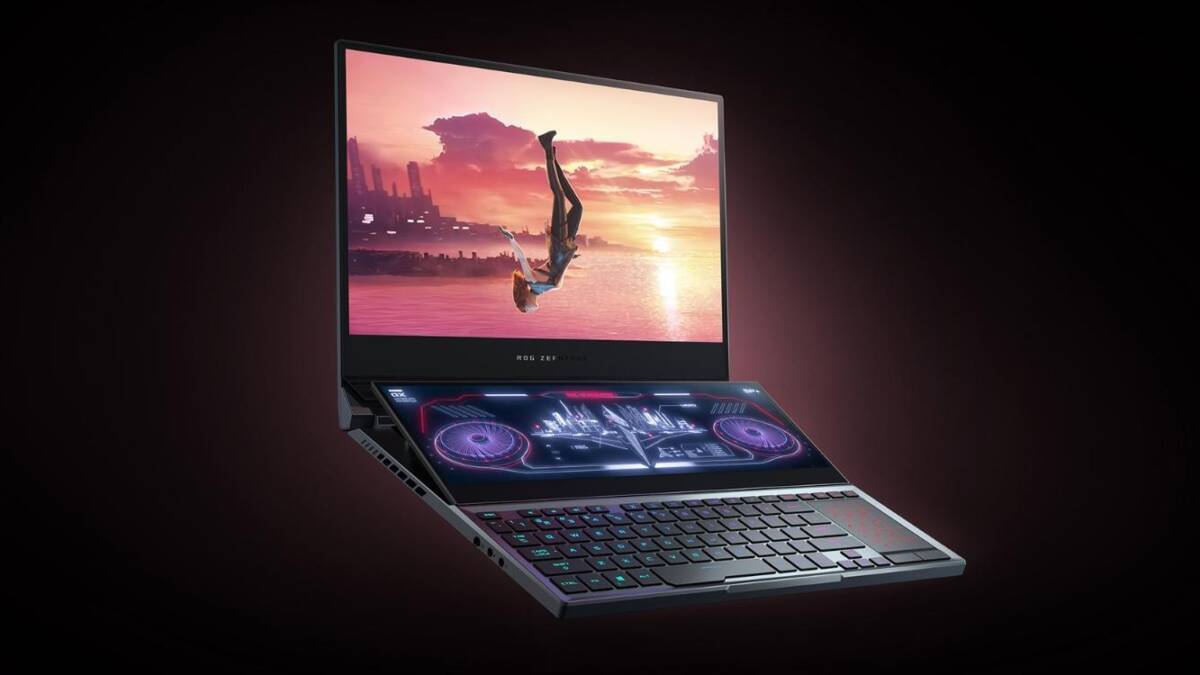 Игровой ноутбук Asus ROG Zephyrus Duo 15 с двумя экранами