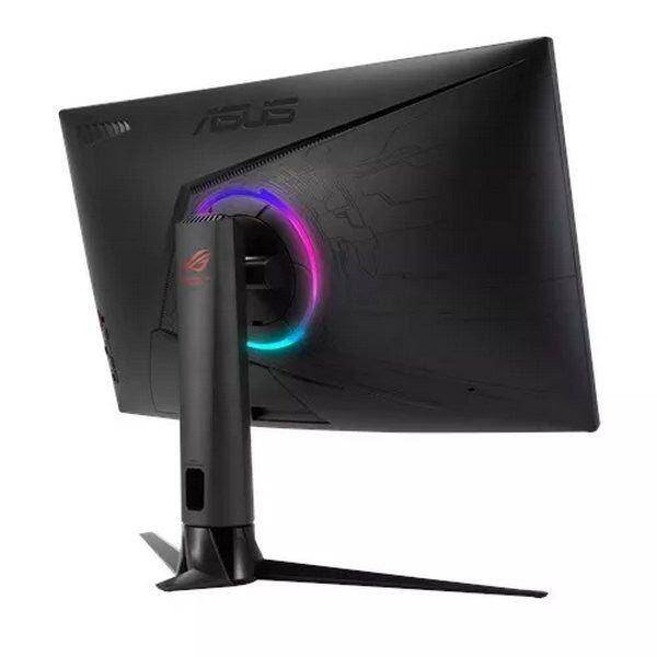 ASUS представила игровой монитор ROG Strix XG32VC 7 Задняя часть игрового монитора ASUS ROG Strix XG32VC с подсветкой RGB