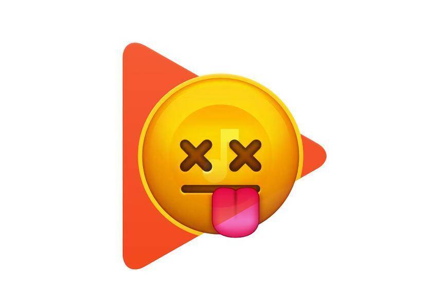 Google закрыла музыкальный сервис Play Music 6 Эмодзи с закосом под смерть, с характерным лицом с языком
