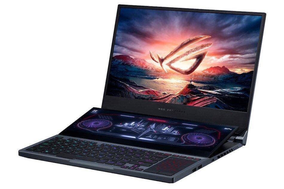 Asus представила обновлённый игровой ноутбук Asus ROG Zephyrus Duo 15 5 Игровой ноутбук ASUS ROG Zephyrus Duo 15 с дисплеями и клавиатурой