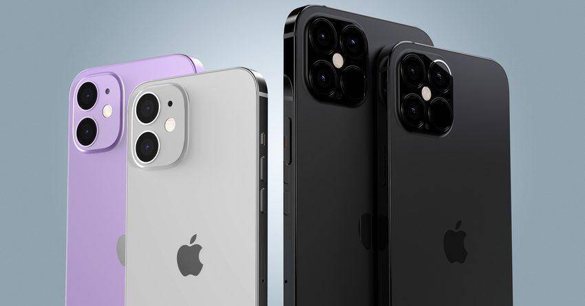 Четыре камеры и корпус iPhone 13 на задней стороне