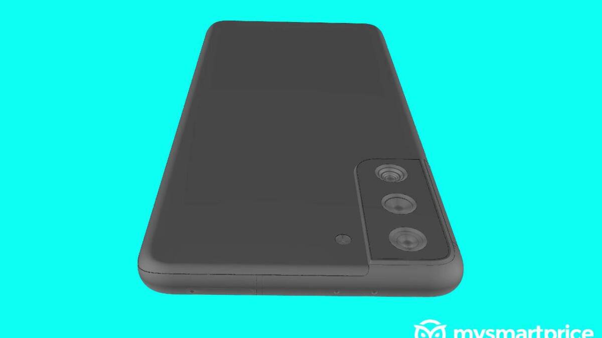 Новые рендеры Galaxy S21+ показали очень странный дизайн 3 Задняя панель смартфона Samsung Galaxy S21+ с тремя камерами и подсветкой в верхнем правом углу