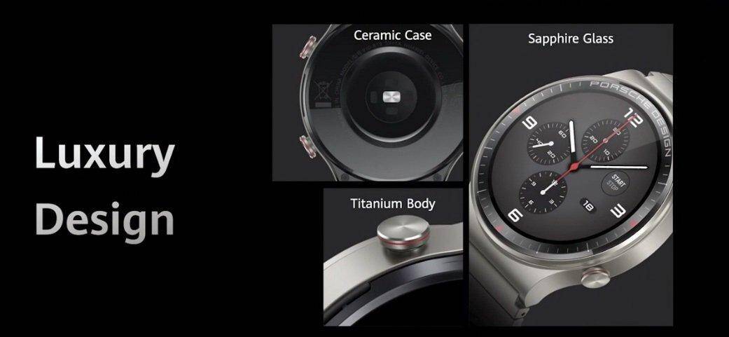 Huawei выпустила часы Watch GT2 Porsche Design 6 Устройство Huawei Watch GT2 Porsche Design с циферблатом и корпусом из титана