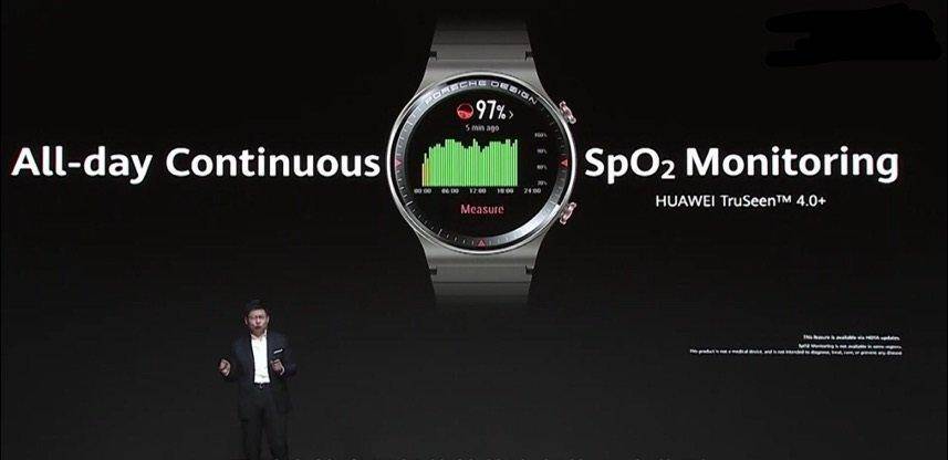 Huawei выпустила часы Watch GT2 Porsche Design 7 Экран Huawei Watch GT2 Porsche Design с показанием уровня кислорода в крови