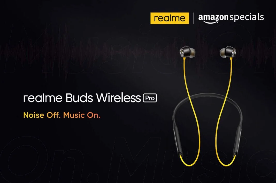 Realme готовиться выпустить наушники Buds Wireless Pro. Вот их характеристики 3 realme Buds Wireless Pro Amazon India Featured 1068x709 1