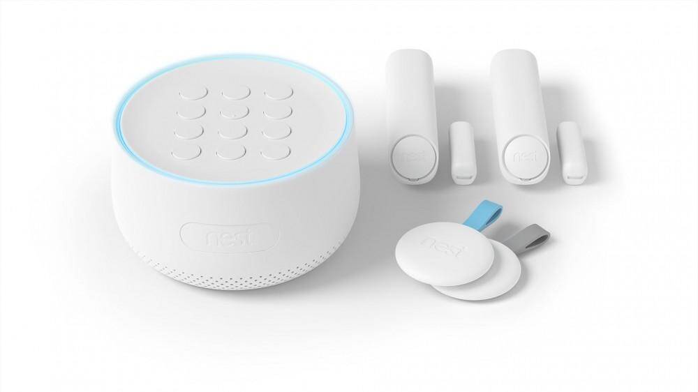Комплект системы сигнализации Nest Secure с датчиками и брелками