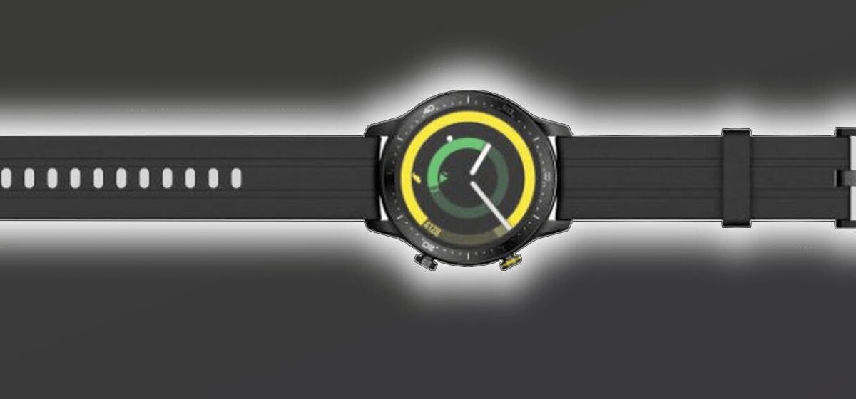 Черные смарт-часы Realme Watch S с круглым дисплеем