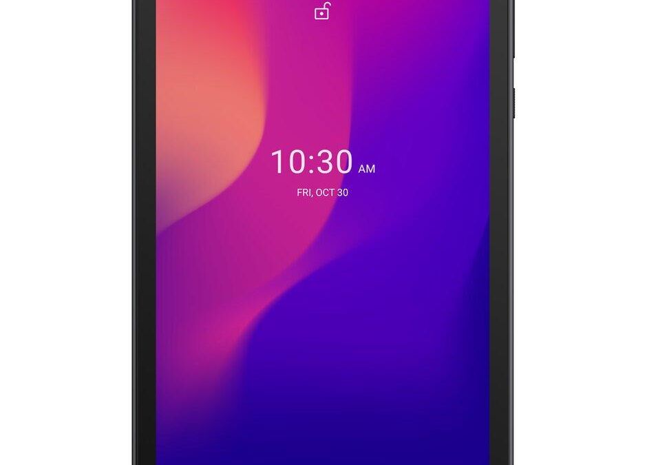 Планшет TCL Alcatel с черной рамкой и экраном