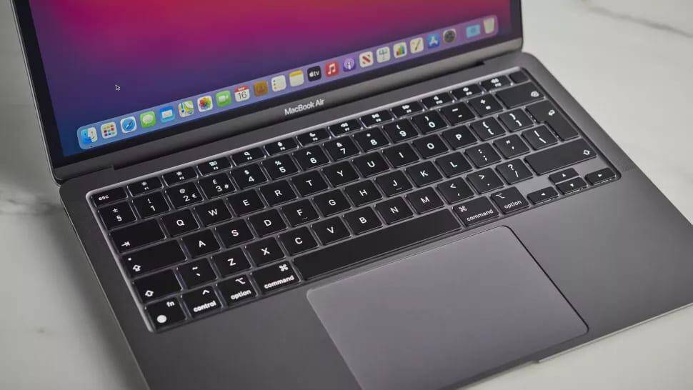 Клавиатура MacBook M1 с подсветкой и трекпадом