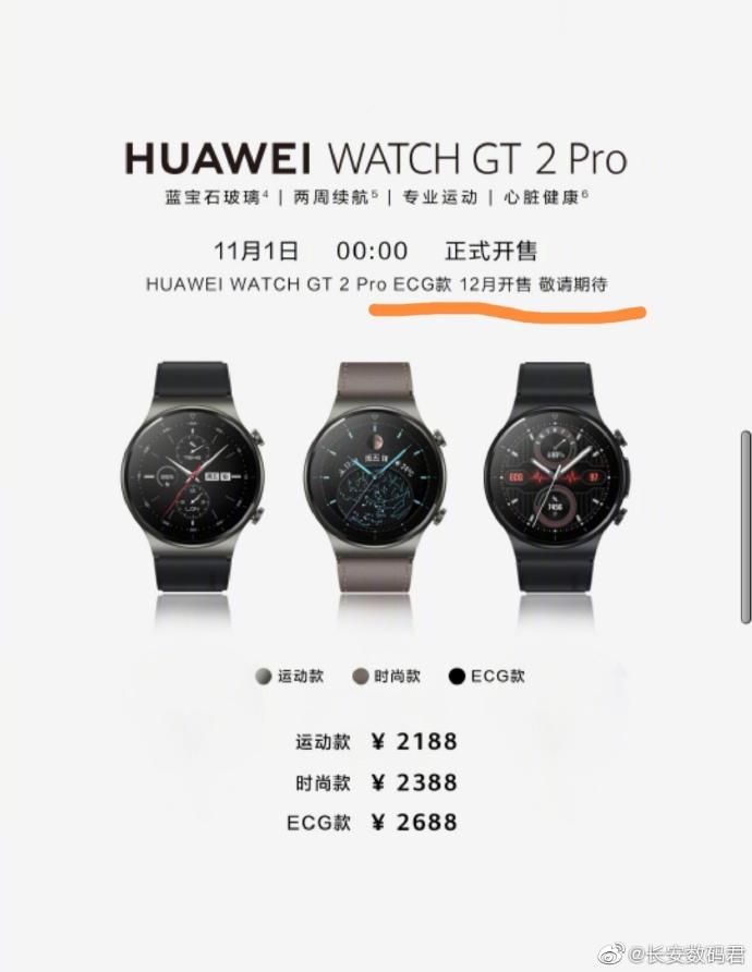Huawei Watch GT 2 Pro научатся делать ЭКГ 3 Huawei Watch GT2 Pro ECG