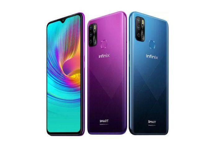Смартфон Infinix с четырьмя камерами и ярким дисплеем