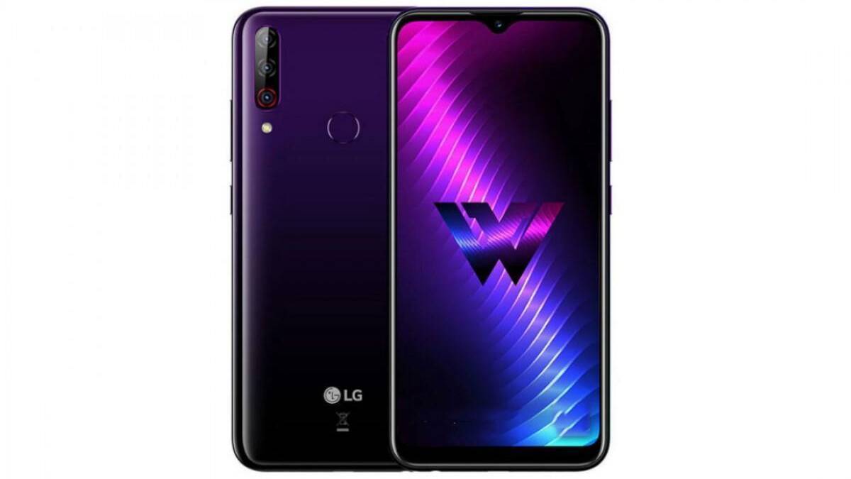LG W11 смартфон с большим дисплеем и задней камерой