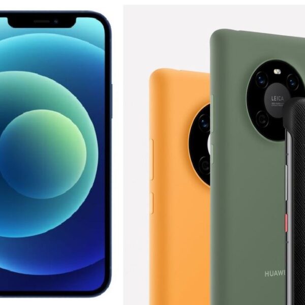 Mate 40 vs iPhone 12