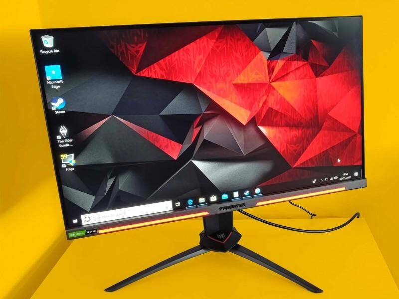 игровой монитор ASUS ROG с изогнутым дисплеем и тонкой рамкой