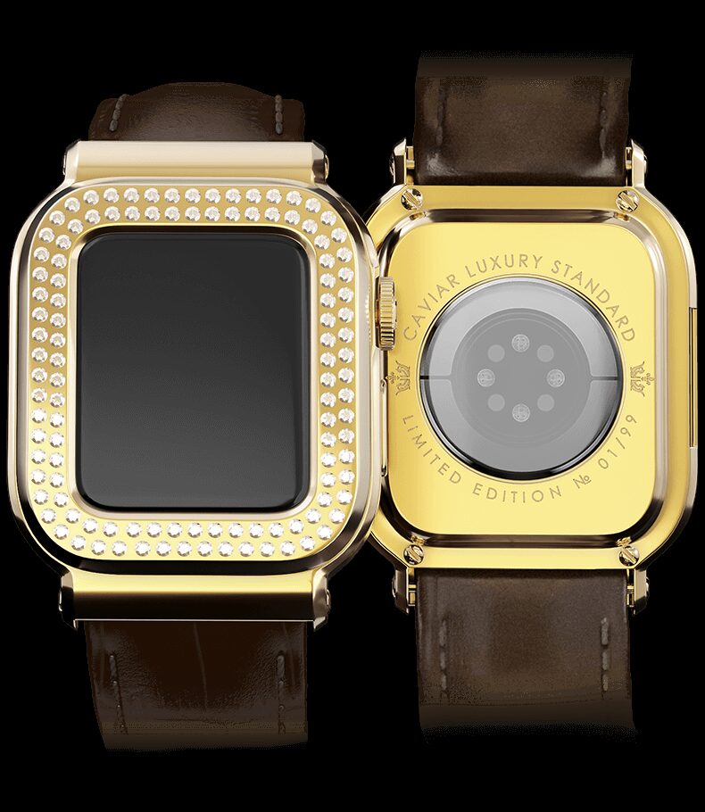 Caviar представила Apple Watch за 3 миллиона рублей 5 Apple Watch за 3 миллиона рублей с золотым корпусом и бриллиантами с тыльной стороны