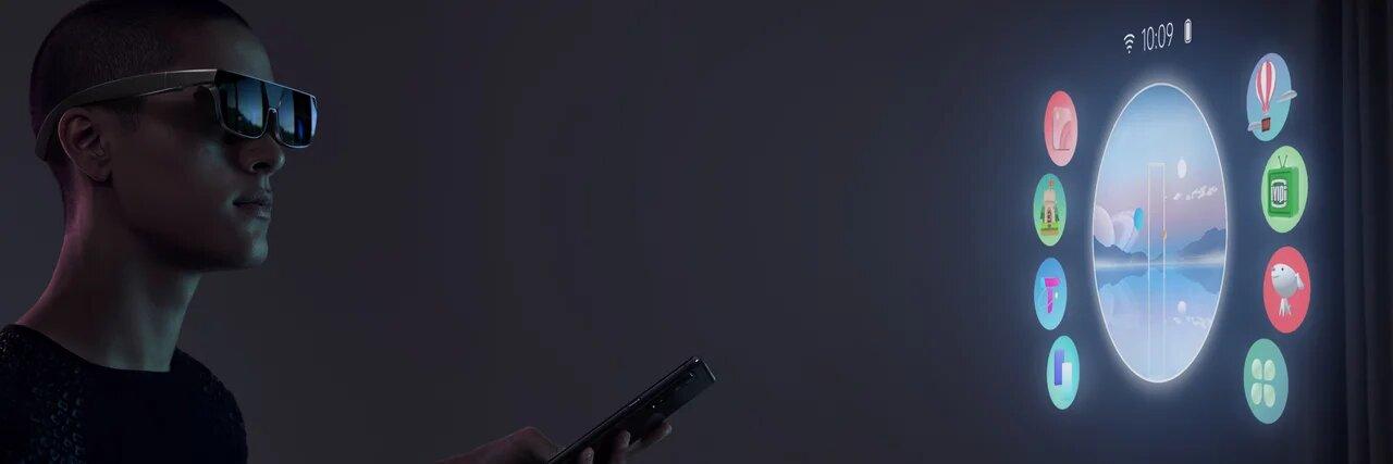 OPPO представила три концепта будущего на INNO DAY 2020 7 OPPO AR Glass 2021 Wearing