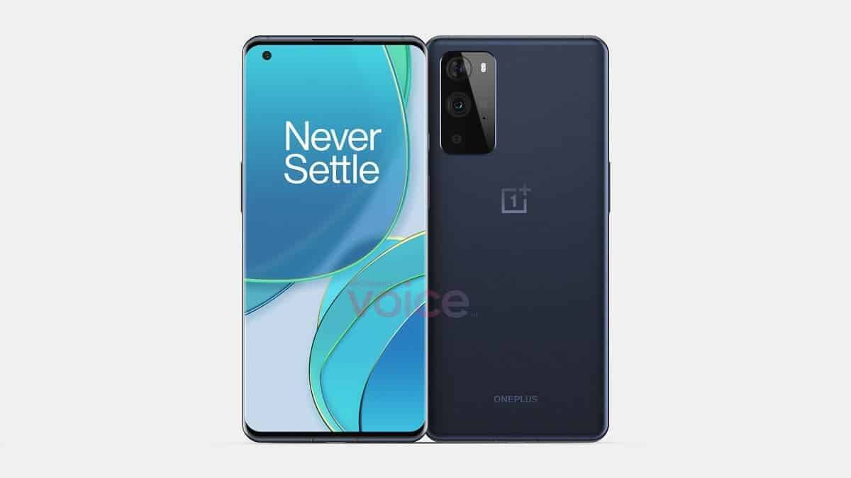 Смартфон OnePlus 9 с изогнутым экраном и двойной камерой сзади