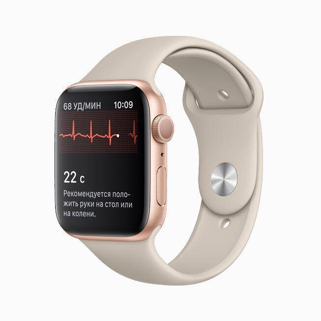ЭКГ на Apple Watch заработает в России 6 Электронный сердечный ритм на Apple Watch с интерфейсом ЭКГ