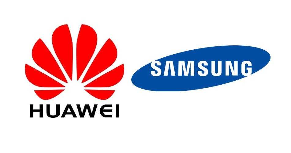 logo huawei samsung