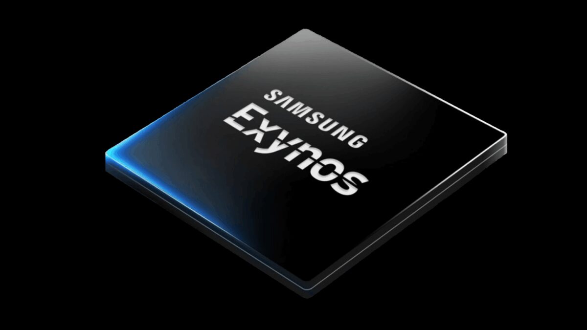 Чип Samsung для мобильного устройства с логотипом