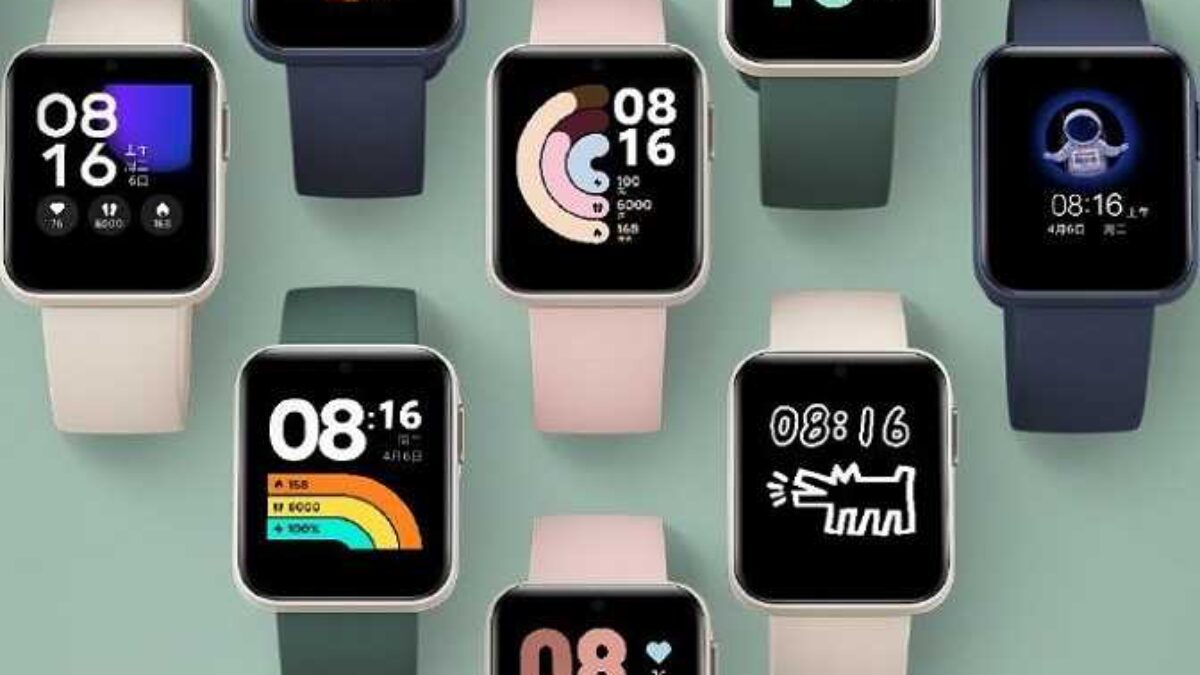 Различные модели Xiaomi Mi Watch Lite с яркими дисплеями и разными ремешками
