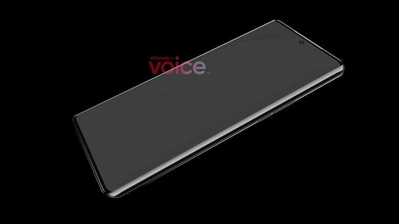 Опубликовано первое изображение флагмана Huawei P50 Pro 3 Флагманский смартфон Huawei P50 Pro с черным корпусом сверху