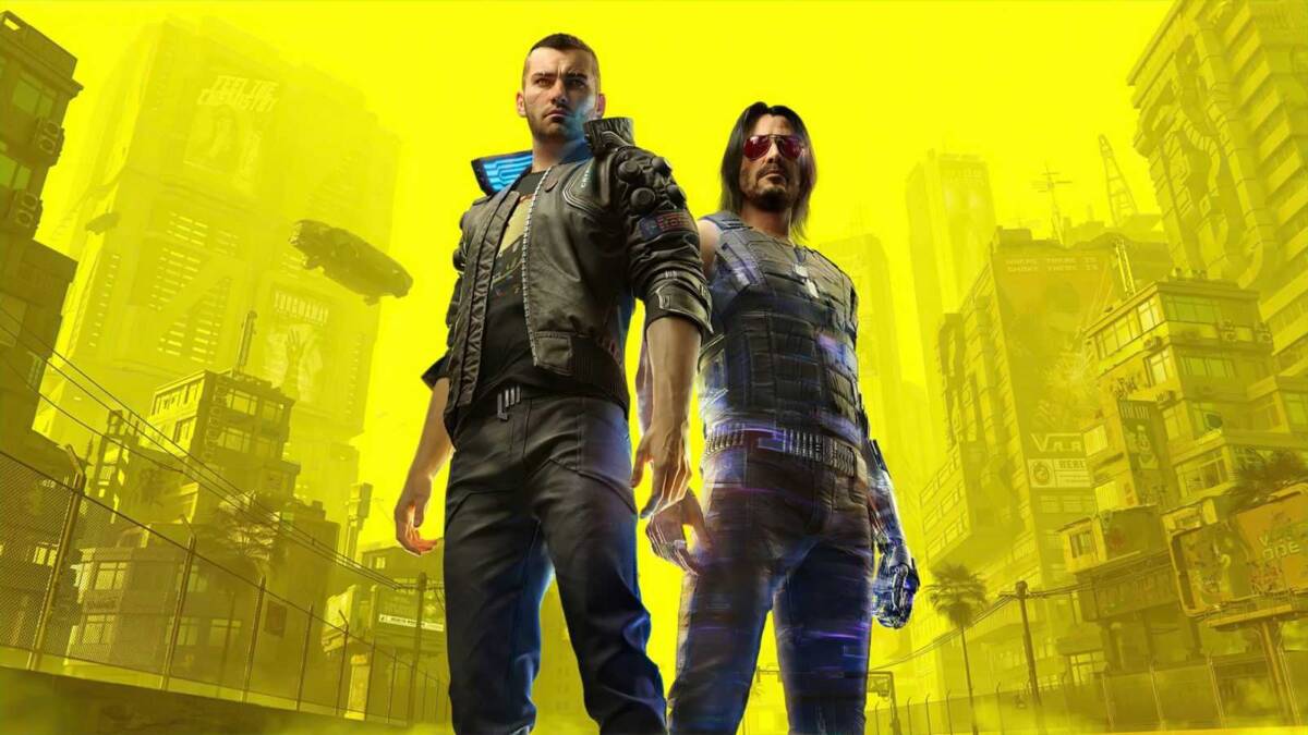 Разработчики Cyberpunk 2077 заработали 480 миллионов долларов ещё на предзаказах 3 Два персонажа из видеоигры Cyberpunk 2077 на фоне города