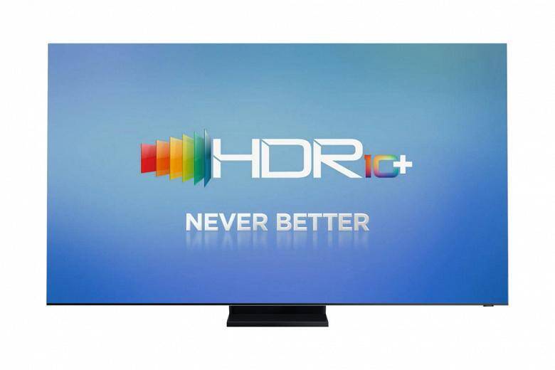В телевизорах от Samsung появится функция HDR10+ 3 Современный телевизор Samsung с дисплеем и логотипом HDR10+