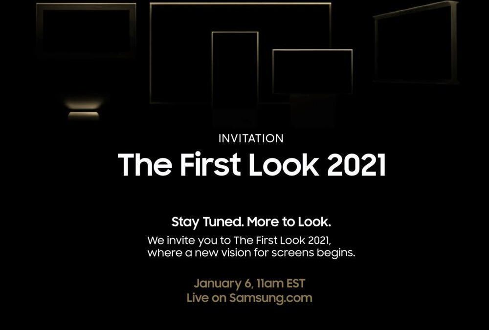 Приглашение Samsung на презентацию новых дисплеев 2021 года