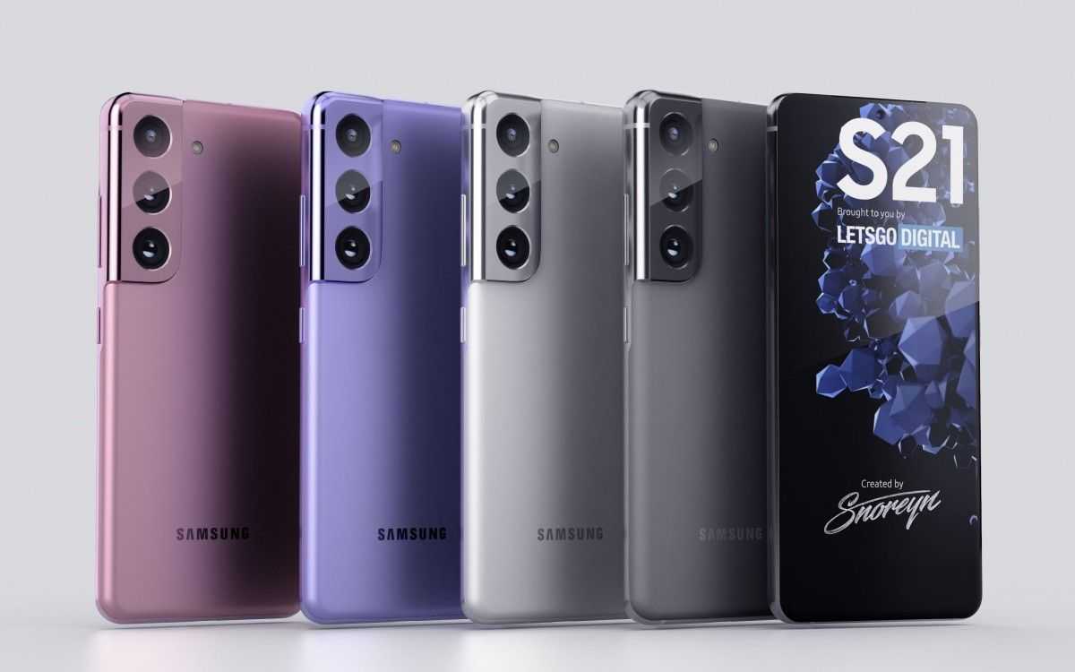 Утечка Galaxy S21: аксессуары, объём хранилища, цвета, быстрая зарядка и стилус 5 Samsung Galaxy S21 5G render 1