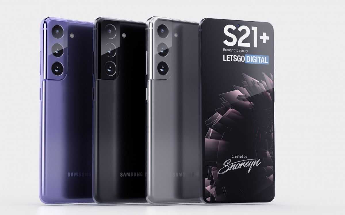 Утечка Galaxy S21: аксессуары, объём хранилища, цвета, быстрая зарядка и стилус 6 Samsung Galaxy S21 5G render